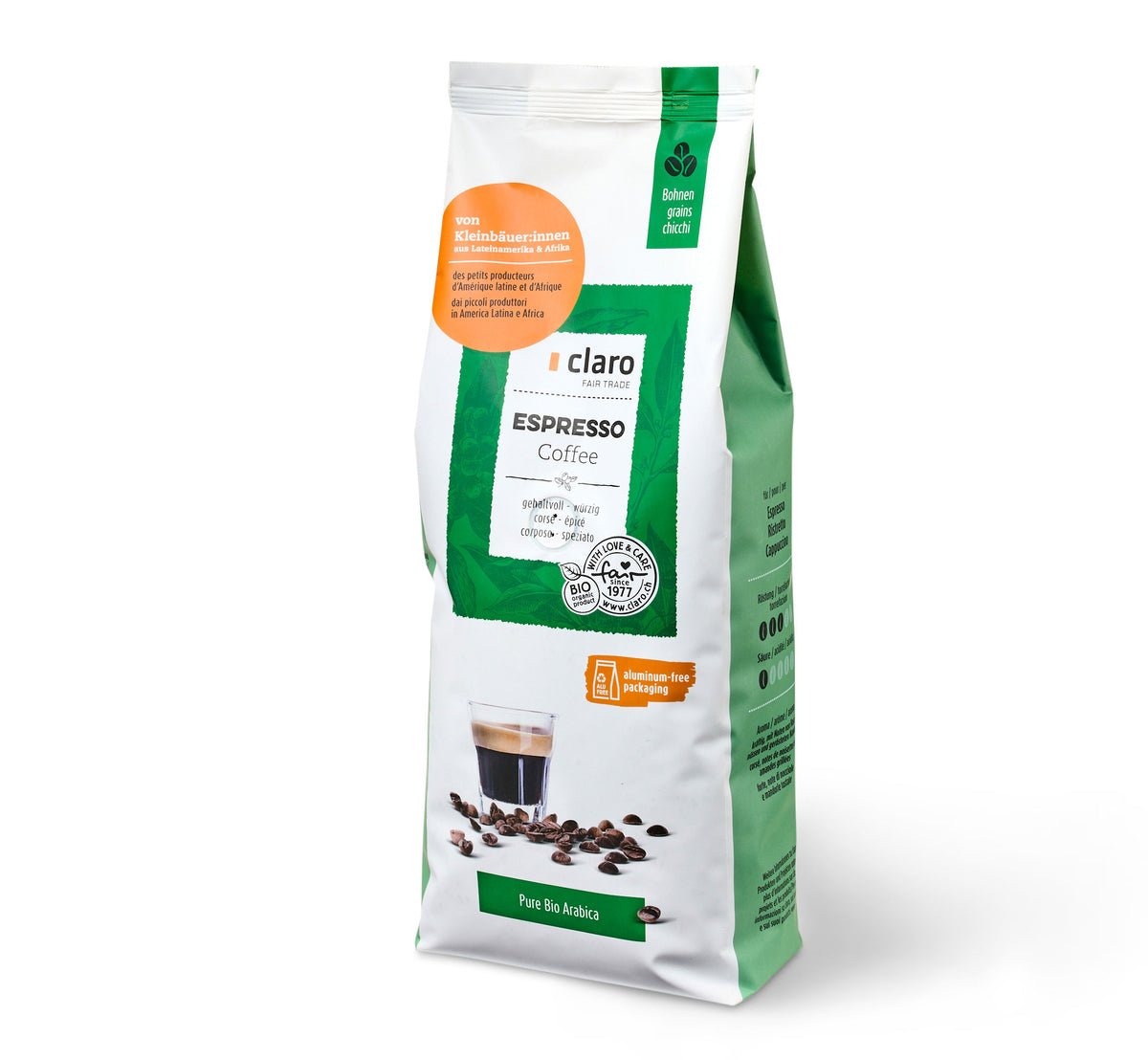 Café Espresso BIO en grains